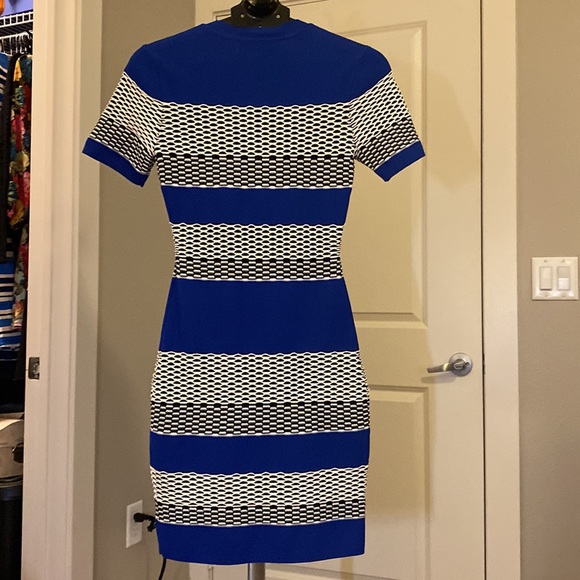 KENDALL + Kylie Striped Bodycon Dress Small - Picture 6 of 11